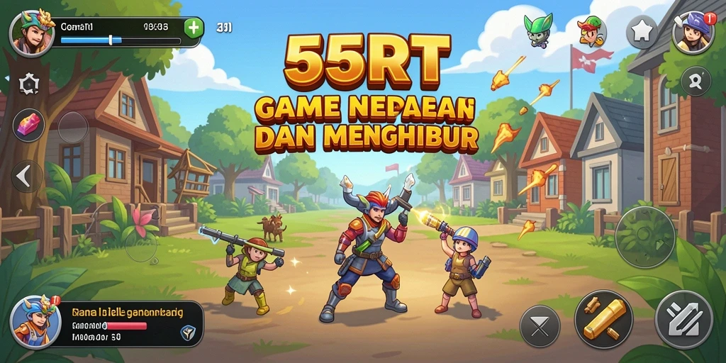Tampilan gameplay 55RT yang seru dan menawan.