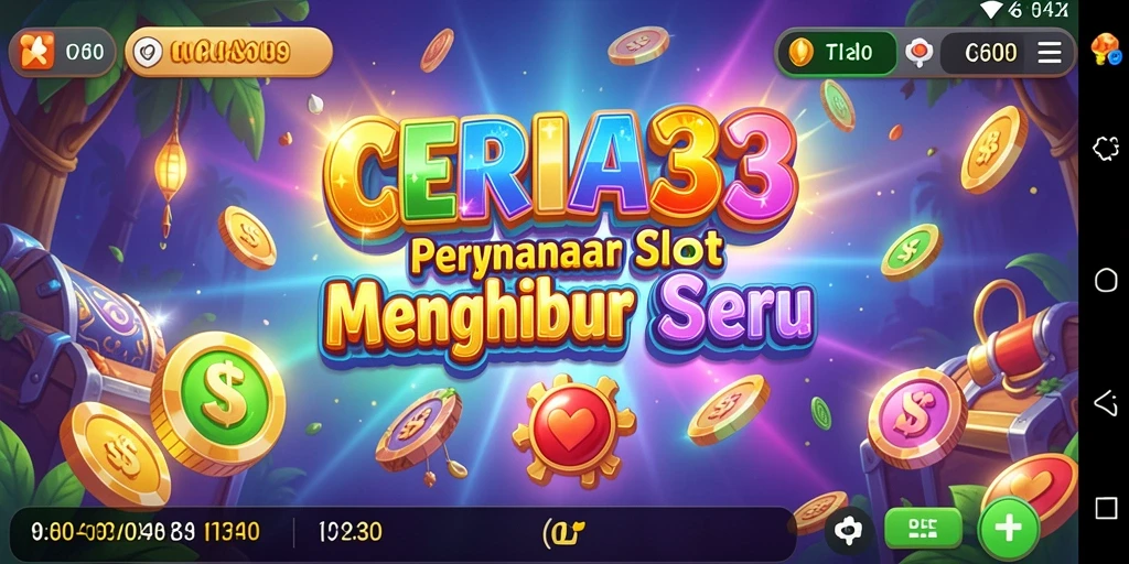 Tampilan menarik dari CERIA33 yang menunjukkan gameplay Slot.