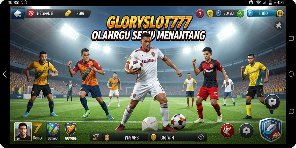 Tampilan seru gameplay olahraga di GLORYSLOT777.