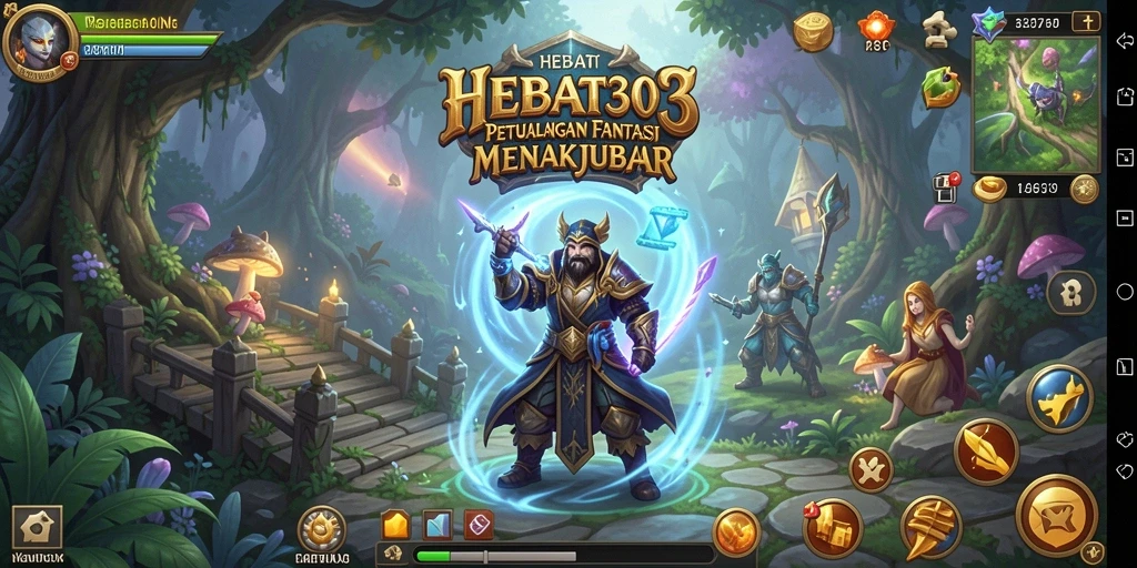 Tampilan gameplay RPG yang seru dan interaktif di HEBAT303.