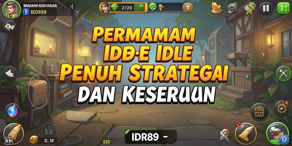 Screenshot utama IDR89 menampilkan gameplay Idle yang menyenangkan.