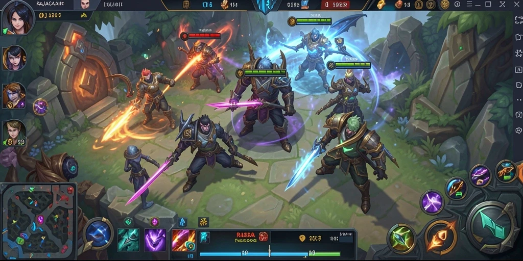 Gameplay seru dan penuh strategi dalam RAJACAIR.