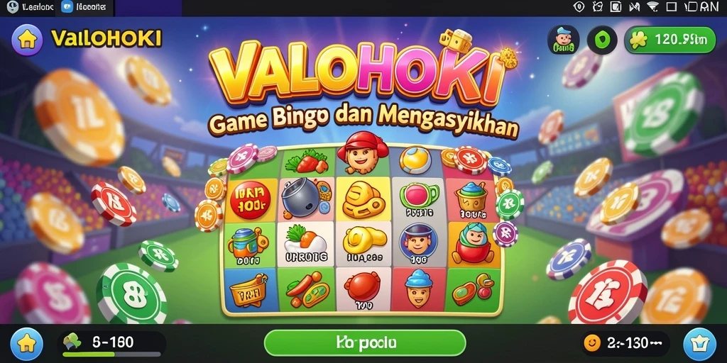 Screenshot VALOHOKI menampilkan gameplay Bingo yang menarik.